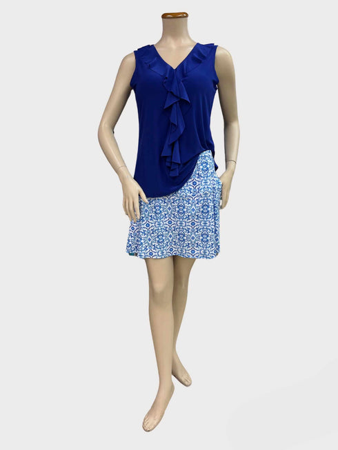 Women Digital Print Golf Short Skort with Pockets - SK2013